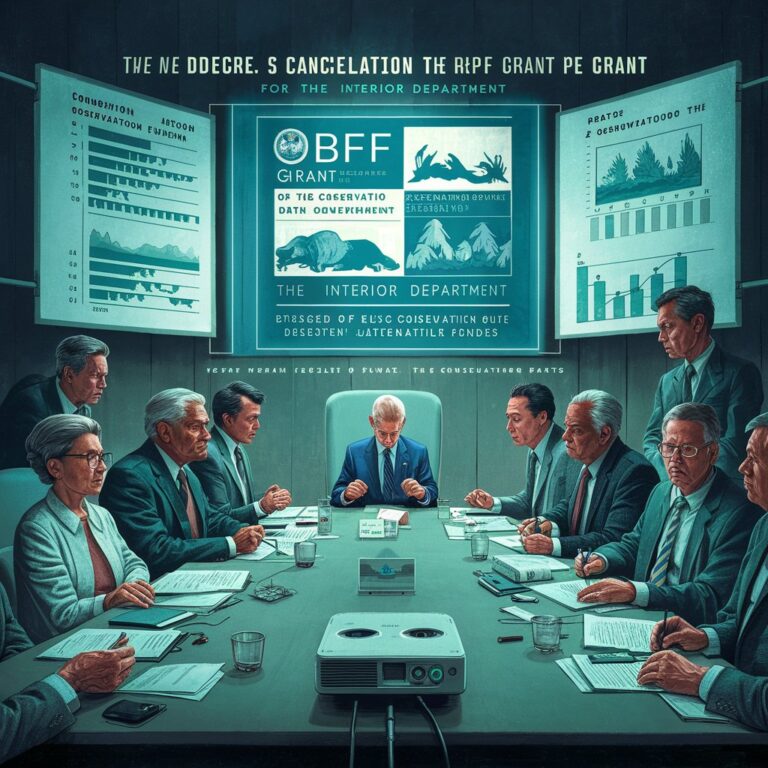 Interior Department RBFF Grant Cancellation